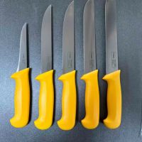 Комплект професионални касапски ножове 5бр, снимка 1 - Прибори за хранене, готвене и сервиране - 46079082