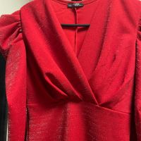 Блестяща червена рокля, снимка 4 - Рокли - 45254993