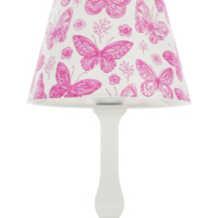 Детска настолна лампа в бяло и розово E27, снимка 2 - Настолни лампи - 44959841