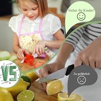 Комплект детски кухненски ножове от 8 части за рязане и готвене на плодове или зеленчуци, снимка 3 - Други стоки за дома - 45843890