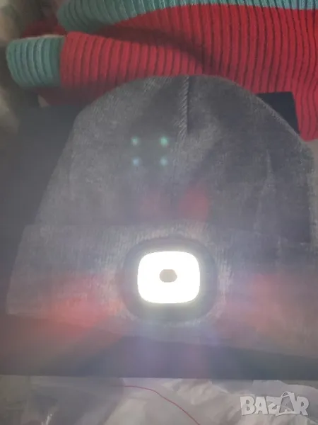 нова мъжка шапка със светлина , снимка 1