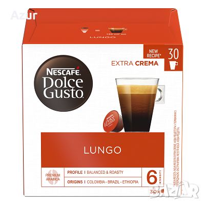 Кафе капсули NESCAFE Dolce Gusto Lungo – 30 бр., снимка 1