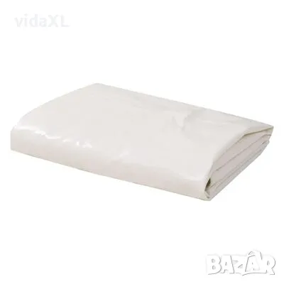 vidaXL Брезентово платнище, 650 гр/м², 3x5 м, цвят бял(SKU:43841), снимка 1