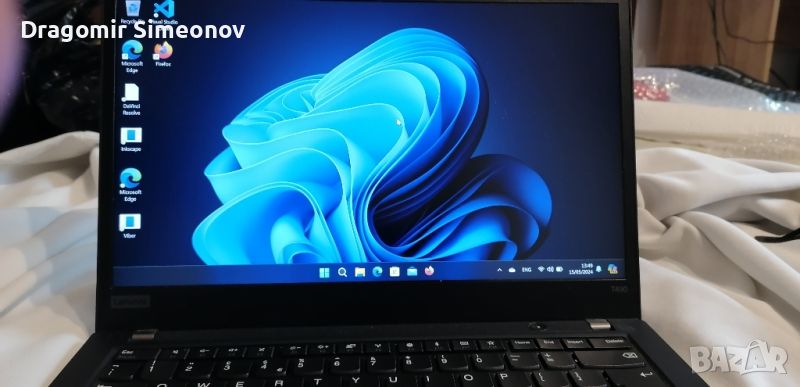 Lenovo ThinkPad T490 i5-8365U 16GB RAM 256GB NVMe, снимка 1