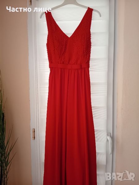 Официална червена рокля , снимка 1