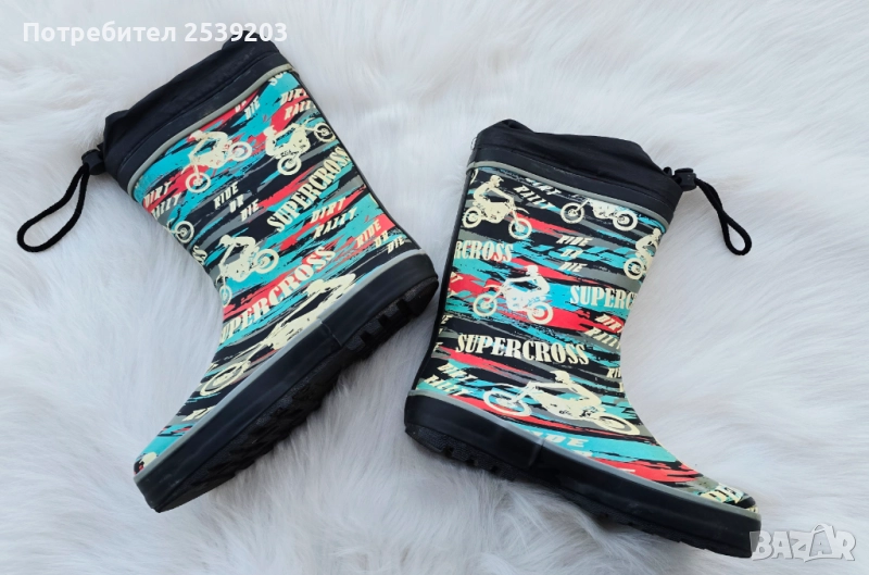 Детски гумени ботуши №34, снимка 1