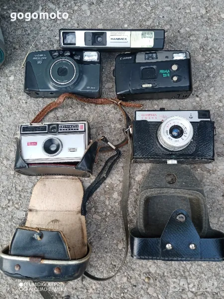 KANON, KODAK, YASHICA, СМЯНА, HANIMEX, Фотоапарат, ЛОТ ФОТОАПАРАТИ, колекция фотоапарати, снимка 1