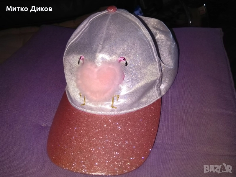 Бродирана шапка женска фламинго регулируема нова маркова на Уалкики, снимка 1