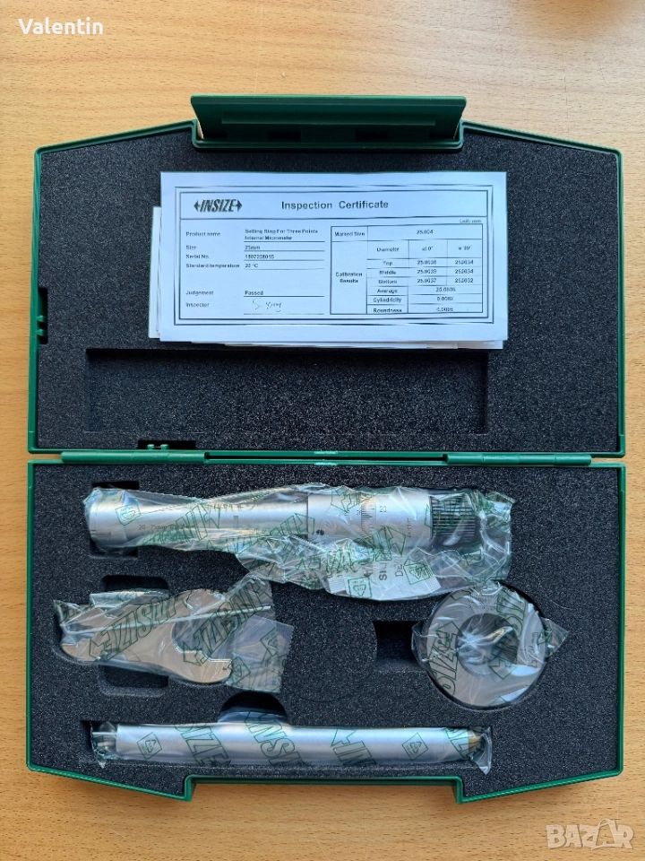 Триточкови вътромери INSIZE, снимка 1