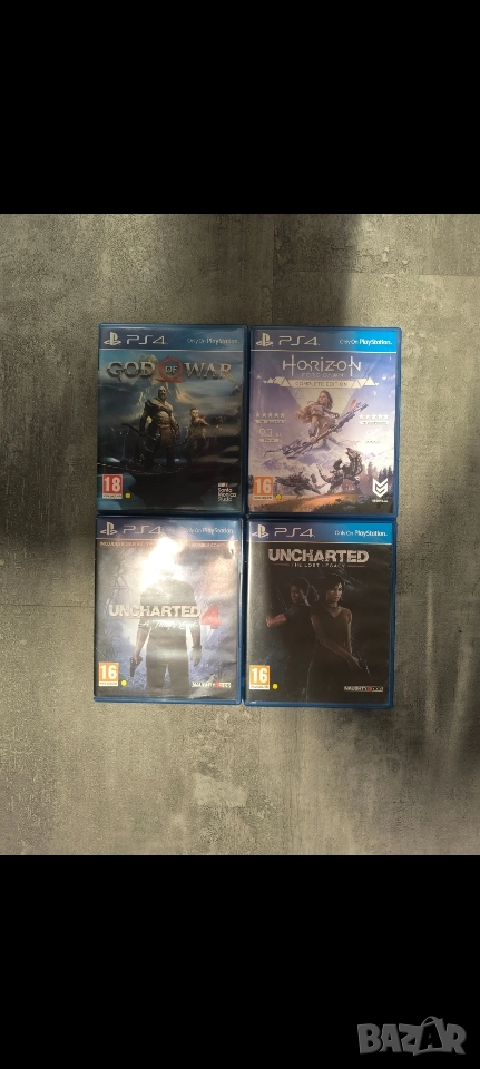 God of War, Horizon Zero Dawn, Uncharted 4 & The Lost Legacy, снимка 1