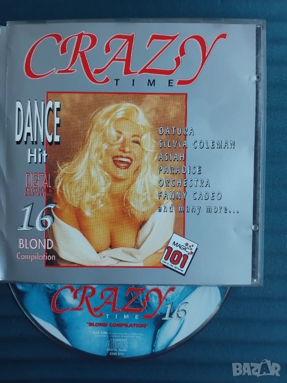 Crazy Time Vol. 16 "Blond Compilation" - оригинален dance, Euro House, Italodance диск, снимка 1