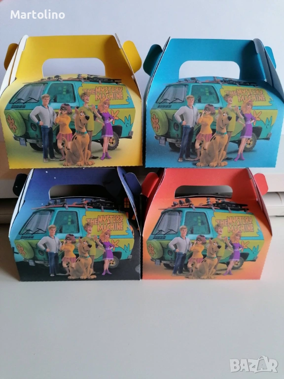 Кутийки за лакомства и подаръци Скуби-ду, снимка 1