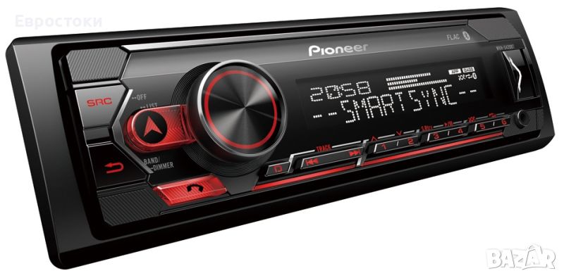 Pioneer MVH-S420BT USB плейър за кола с Bluetooth, Spotify Авто плейър с RDS тунер, снимка 1