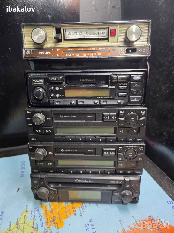 Стари авто касетофони за Mercedes, VW, Honda , снимка 1