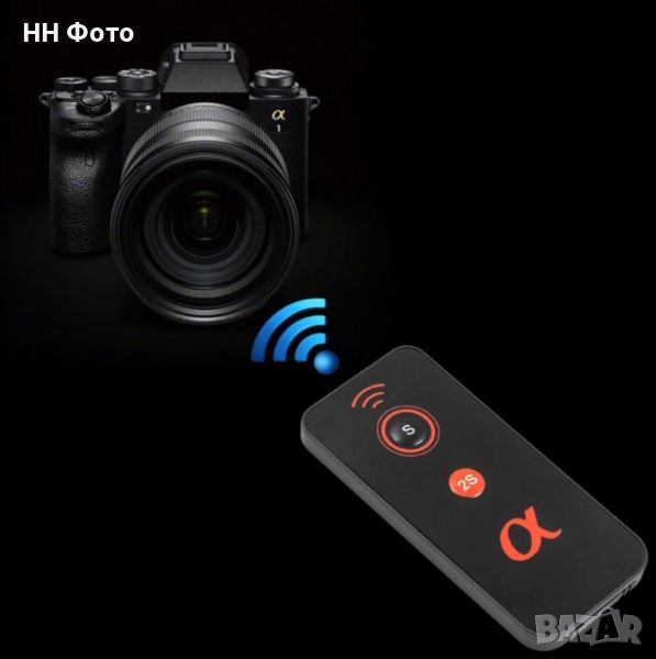 Безжичен спусък RC-S дистанционно за Sony A7III , A7R , A6600 и др., снимка 1