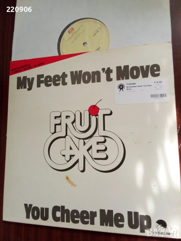 LP Fruitcake Disco Band – My Feet Won't Move / You Cheer Me Up, снимка 1