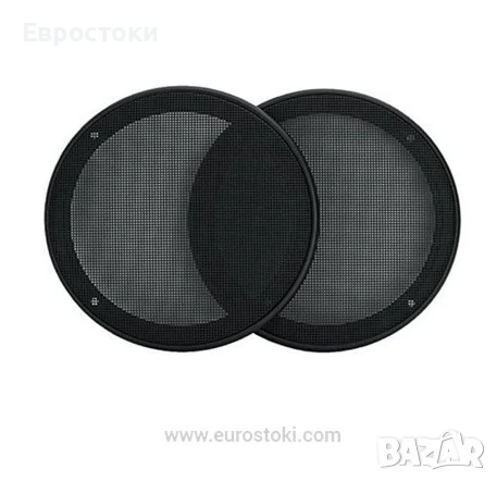 Sound-way решетки за високоговорители, 16,5 cm /6.5 инча,1 чифт, стоманена мрежа, цвят: черно, снимка 1