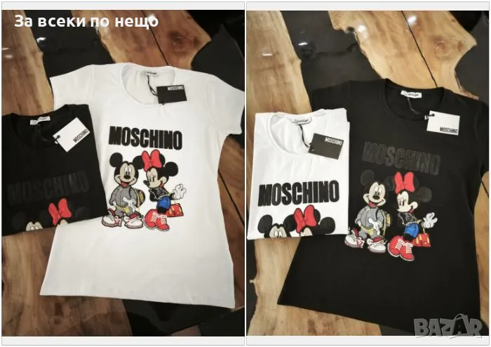 Moschino Дамска Тениска👚Дамска Блуза С Къс Ръкав Мошино - 2 Налични Цвята Код A512, снимка 1