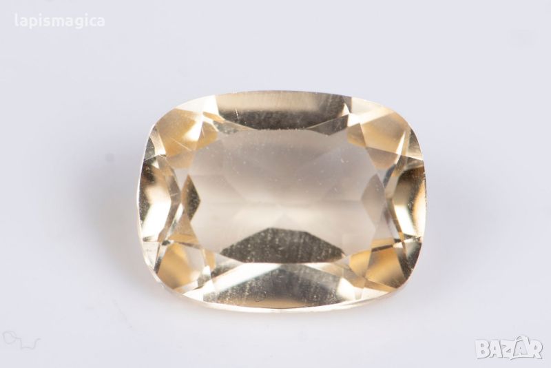 Цитрин 1.35ct 8x6mm cushion шлифовка #1, снимка 1