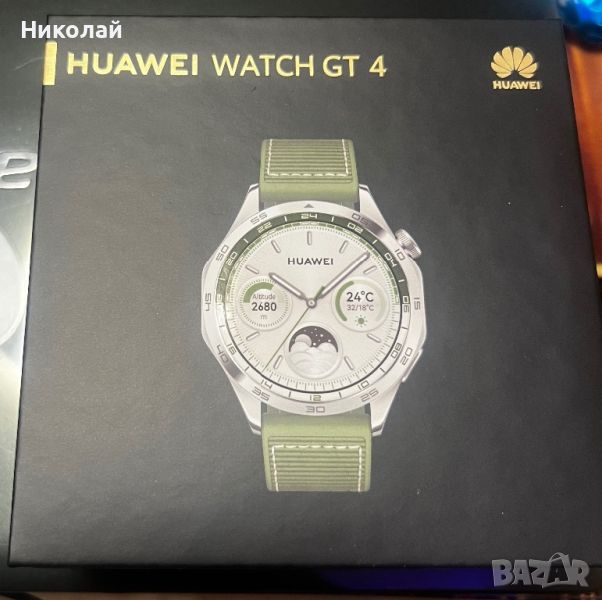 Смарт часовник Huawei Watch GT 4, 46 mm, Green, снимка 1