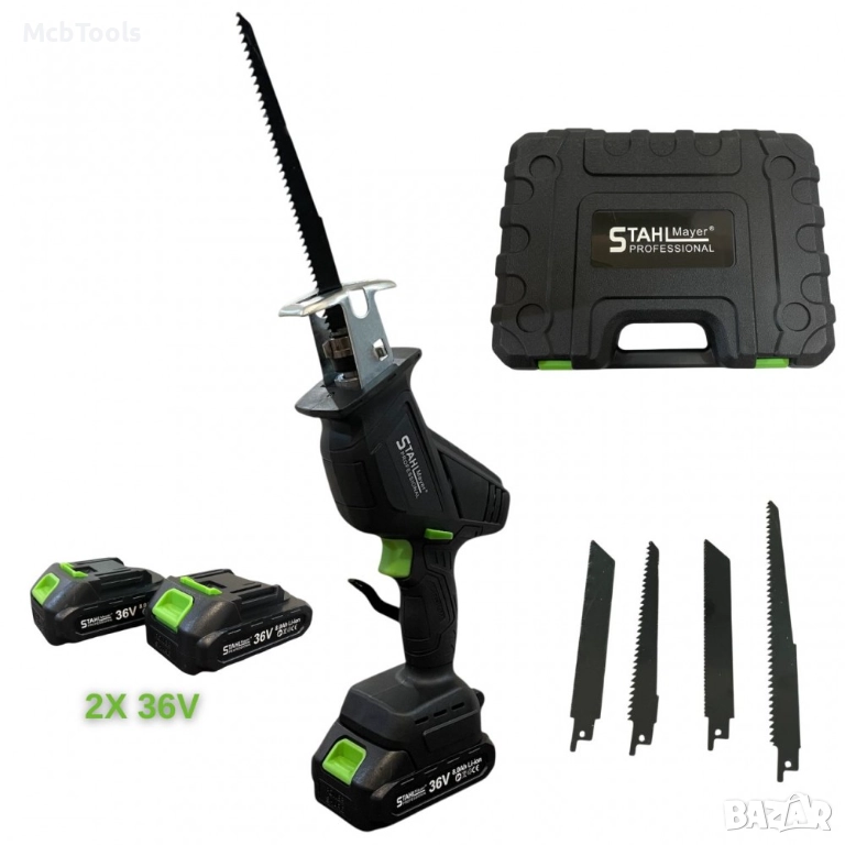 Акумулаторен саблен трион – STAHLMAYER, снимка 1