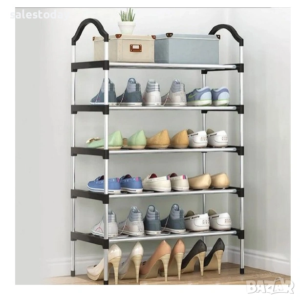 Eтажерка за обувки , 5 рафта, 102cm, снимка 1