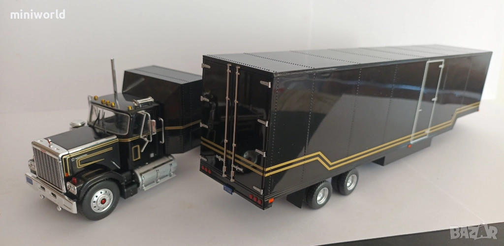 GMS General влекач с полуремарке 1980 - мащаб 1:43 на DeAgostini моделът е нов в кутия, снимка 1