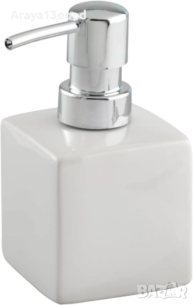 Керамичен дозатор за сапун Wenko 0.245мл, бял, снимка 1