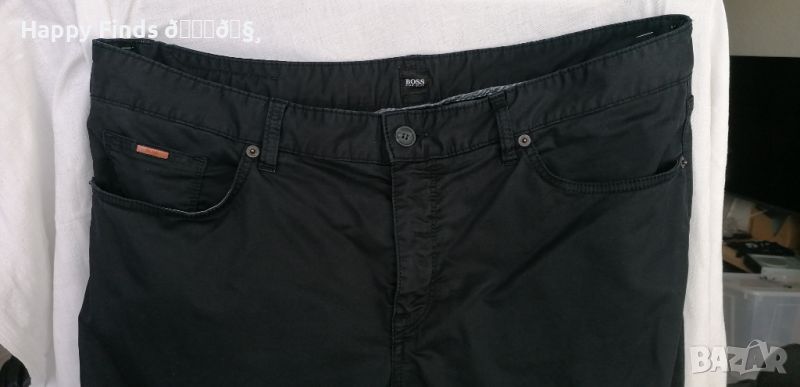 Изключително качествен мъжки панталон Boss 33/32 черен пролет-лято, снимка 1