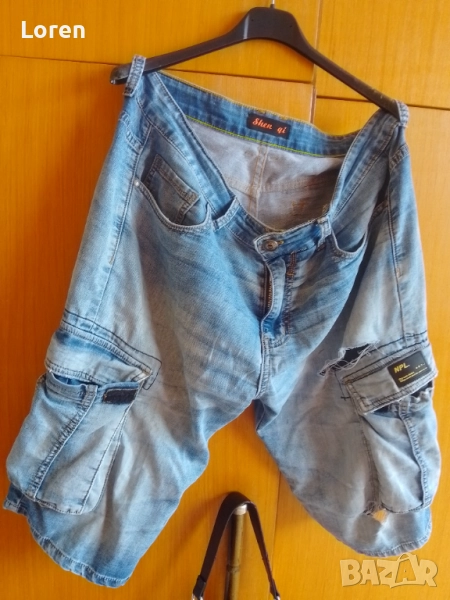 Подарявам!Мъжки къси дънки само за работа, снимка 1