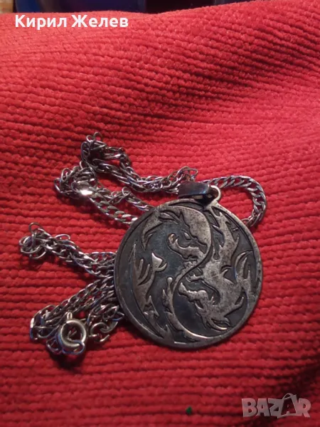 TOKASH БУТИКОВ СРЕБЪРЕН ПЕНДАНТ СРЕБРО 925 ТОКАШ със СРЕБЪРНА ВЕРИЖКА TALAY СРЕБРО 975 ПРОБА 49721, снимка 1