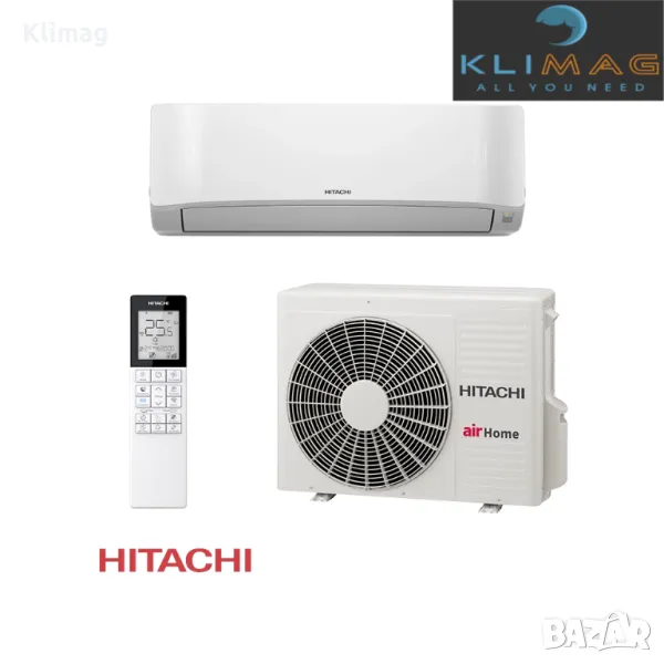 Инверторният климатик Hitachi RAK-DJ50PHAERAC-DJ50PHAE airHome 400 WiFi , 18000 BTU, снимка 1