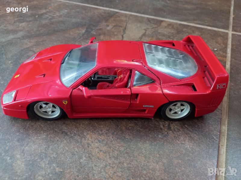 Колекционерска количка Ferrari F-40 1:18 Tonka , снимка 1