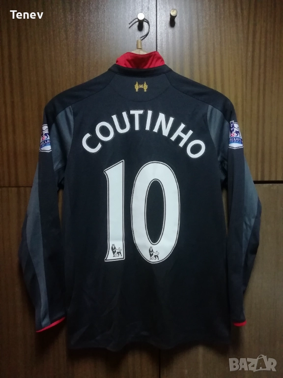 Liverpool Coutinho Third 2014 2015 Warrior Long Sleeve Ливърпул Коутиньо тениска фланелка екип L/S, снимка 1