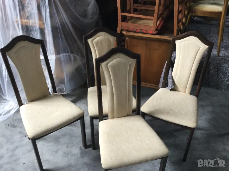 Стари 4 стола на фирмата Lübke, снимка 1