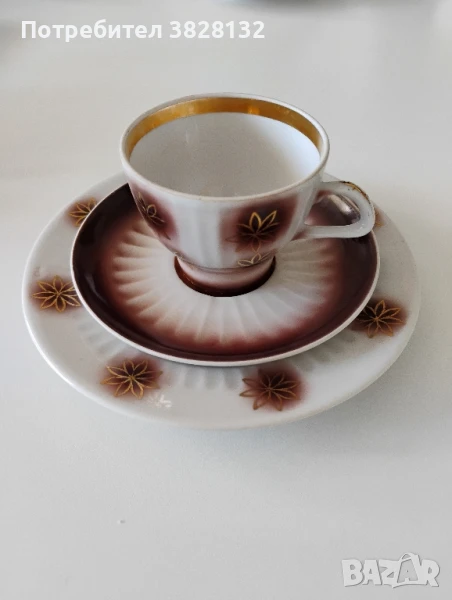 троен сет за кафе, снимка 1