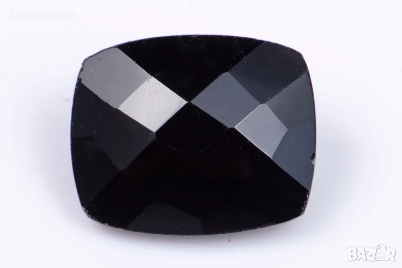 Опушен кварц 3.73ct cushion шлифовка №9, снимка 1