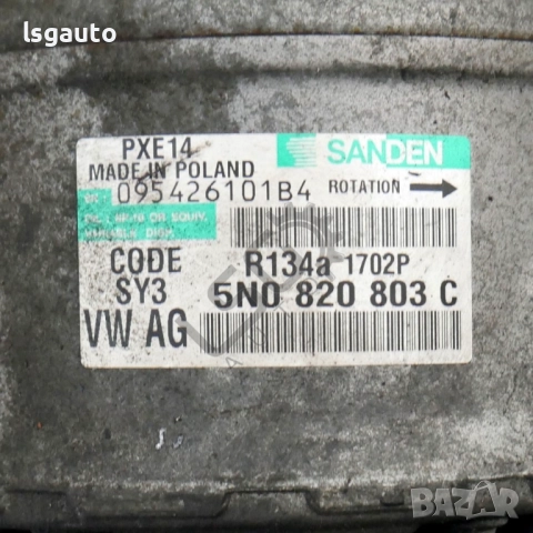 Компресор климатик Volkswagen Golf VI 2008-2016 ID:149120, снимка 4 - Части - 51602428