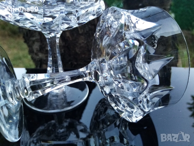 Кристални чаши за ракия - 4 бр., снимка 7 - Чаши - 51435700