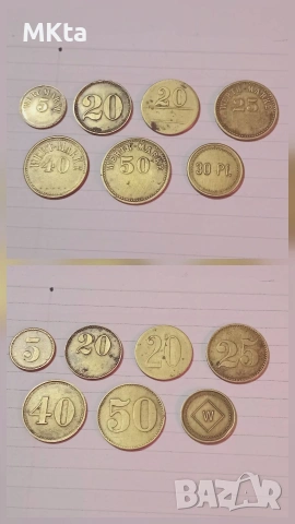 Старинни жетони, снимка 3 - Нумизматика и бонистика - 53655135