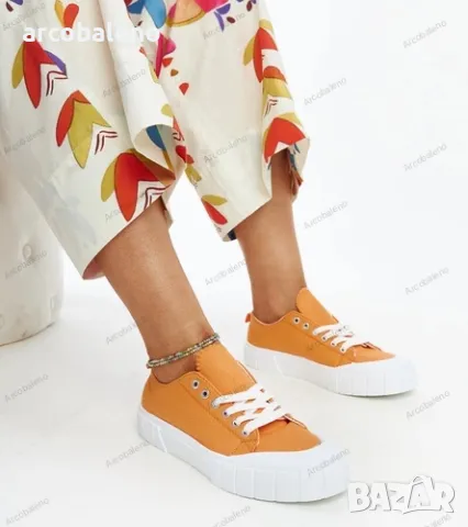 Дамски платнени маратонки Eduard, 6цвята , снимка 2 - Маратонки - 50416847