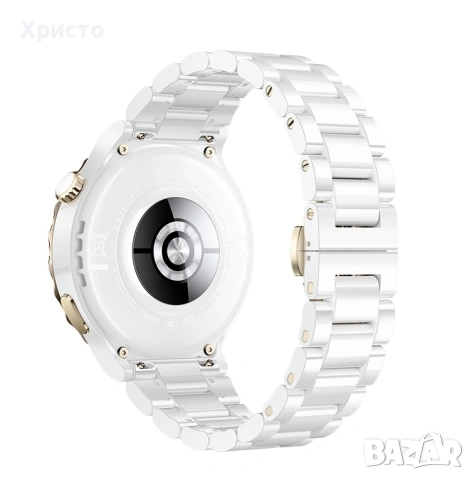 НОВ!!! Дамски смарт часовник Huawei Watch GT3 PRO, 43 mm, Ceramic Strap, White , снимка 2 - Смарт часовници - 53473015