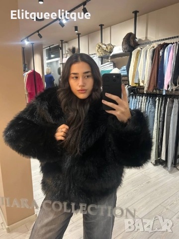 пухено палто , снимка 9 - Палта, манта - 52259813