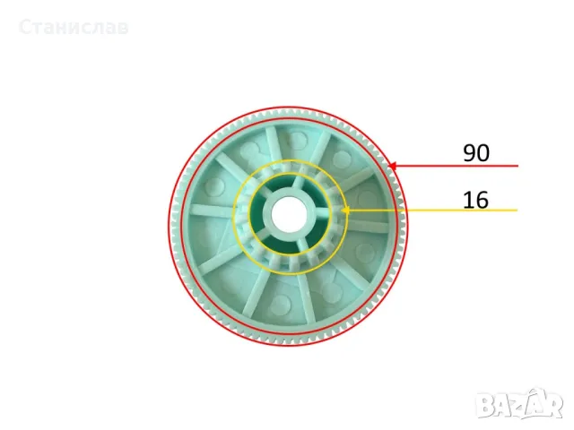 Hummer H3 (H3T) Зъбно колело за eлектромотор на люк, снимка 4 - Части - 50390972