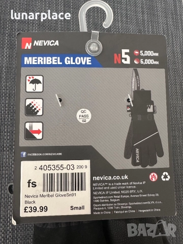 Ски/сноуборд зимни ръкавици Nevica N5, размер S, снимка 3 - Зимни спортове - 52397434
