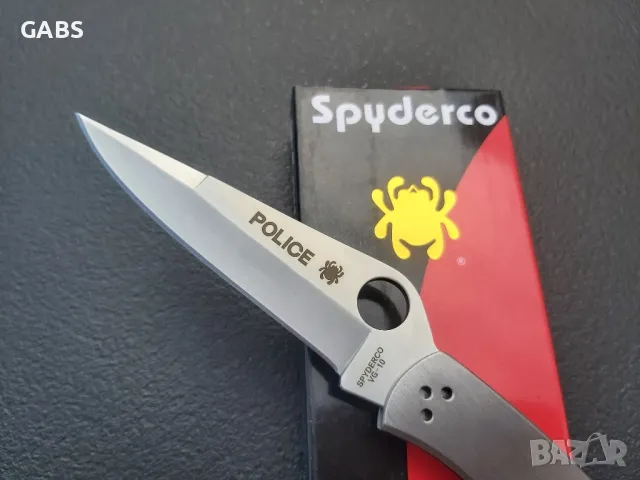 Сгъваем нож Spyderco Police 4, снимка 5 - Ножове - 49252228