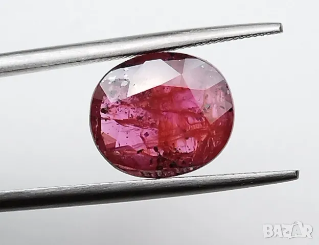 Голям ненагряван и блестящ рубин с тегло 3.51кт.! Нов!, снимка 1