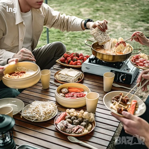 Продавам: Нов комплект прибори и съдове за къмпинг и туризъм, снимка 8 - Кутии за храна - 51454215