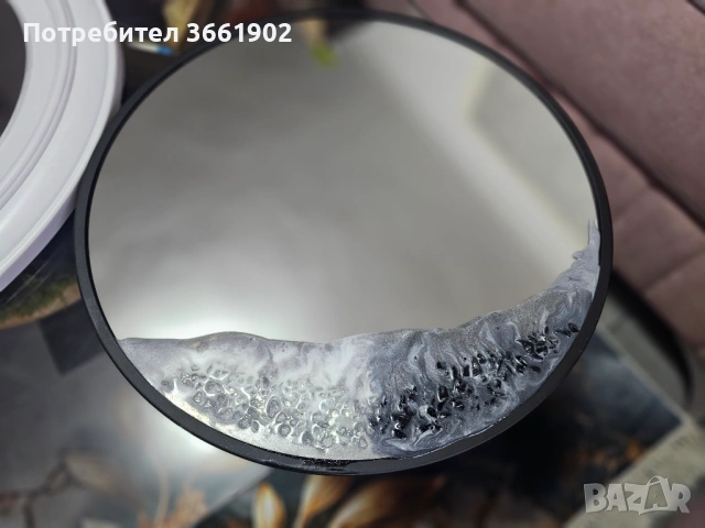 Огледало 40см диаметър  🌓, снимка 3 - Огледала - 53478934