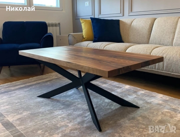 Холна маса / маса за кафе масив орех, снимка 15 - Маси - 53535474